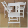 Chaise Wimbledon blanc de vente chaude / chaise de mariage pliante en bois